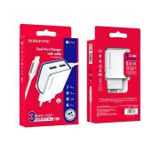 СЗУ BOROFONE BA-35A 2*USB+Lighting 2.1A White