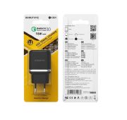 СЗУ BOROFONE BA-36AQC3.0 18W  Black