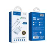 СЗУ HOCO C12Q QC 3.0 + MicroUSB (White)