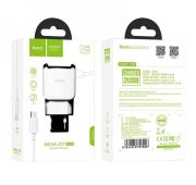 СЗУ HOCO C59A 2 USB Withe Micro (White)
