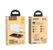 СЗУ HOCO C62A dual USB port 2.1A Micro (White)