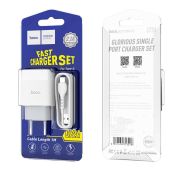 СЗУ HOCO C72A TYPE-C 2.4A (White)