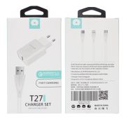 СЗУ WUW T-27 1*USB+microUSB QUICK CHARGE 3.0
