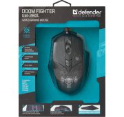 МЫШЬ ПРОВОДНАЯ ИГРОВАЯ DEFENDER GM-260L DOOM FIGHT