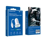 АЗУ BOROFONE BZ-12A 1*USB QC3.0 White + Micro USB