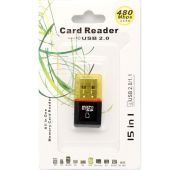 КАРД-РИДЕР ОРБИТА microSD TD-501 Black