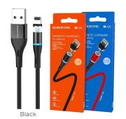 Кабель BOROFONE Lighting Magnetic BU-16 1.2m Black