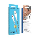 Кабель BOROFONE microUSB BX-25 1m White