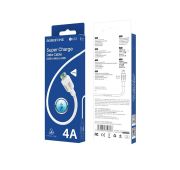 Кабель BOROFONE microUSB BX-33 4A 1m White