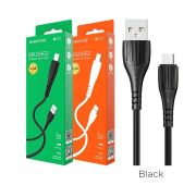 Кабель BOROFONE microUSB BX-37 1m Black