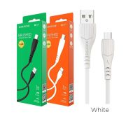 Кабель BOROFONE microUSB BX-37 1m White