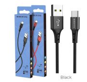 Кабель BOROFONE TYPE-C BX-20 1m Black