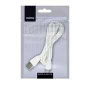 ДАТА-КАБЕЛЬ SMARTBUY 8 PIN ПЛОСКИЙ 1.2M WHITE