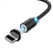 Кабель USAMS Lighting Magnetic U29 1m black