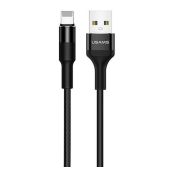 Кабель USAMS Lighting U5 1.2m Black