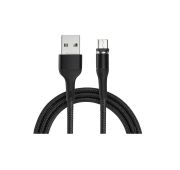 Кабель USAMS Type-C Magnetic U29 2m Black