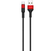 Кабель USAMS Type-C U5 1.2m Red
