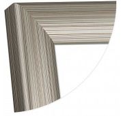 ф/рамка DB8 пластик 21*30 серебро со стеклом