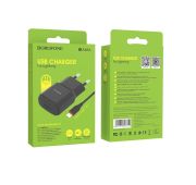 СЗУ BOROFONE BA-48A 1*USB+Lighting 2.1A Black