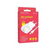 СЗУ BOROFONE BA-48A 1*USB+Lighting 2.1A White