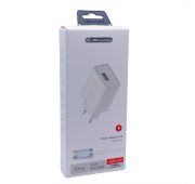 СЗУ JELLICO A25-2 2A Single port+Type-C (White)