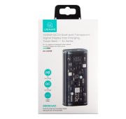 Power bank USAMS US-CD189 TRANSPARENT DIGITAL DISPLAY QC3.0+PD 20W 9000 mAh