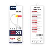 КАБЕЛЬ JELLICO NY-11 microUSB 3.1A (White)