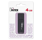 Флешка FLASH DRIVE MIREX  4GB USB 2.0 LINE BLACK (ecopack)