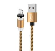 Кабель FUMIKO MC1 LIGHTNING магн. 2.4A 1м  пакет
