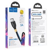 Кабель HOCO U92 Type-C 1.2m (Black Gold)