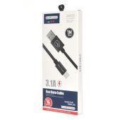 КАБЕЛЬ JELLICO GS-10 microUSB 3.1A (Black)