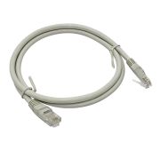 Патч-корд UTP Cablexpert PP12-1M/BK кат.5e, 1м, литой, многожильный (чёрный/серый)