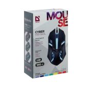 МЫШЬ  ПРОВОДНАЯ DEFENDER CYBER MB-560L BLACK