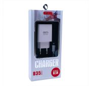 СЗУ BYZ B35i 2*USB+Lightning 2.1A White