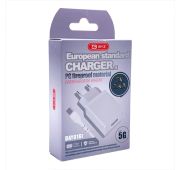 СЗУ BYZ DAY016t 1*USB+Type-C 2.4A White
