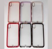 ЧЕХОЛ ДЛЯ  IPH  X CLEAR CASE С ЦВЕТ, ОКАНТОВКОЙ