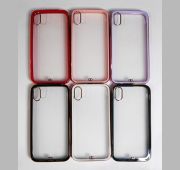 ЧЕХОЛ ДЛЯ PHONE XRCLEAR CASE С ЦВЕТНОЙ ОКАНТОВКОЙ