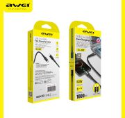 Кабель AWEI CL-111T PD Type-C->Type-C 60W 1m Black