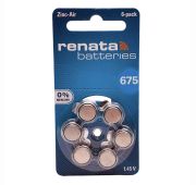 Батарейка RENATA ZA675 (BL-6) (60)