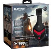 ГАРНИТУРА СТЕРЕО DEFENDER SCRAPPER 500