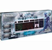 КЛАВИАТУРА ПРОВ.ИГРОВАЯ DEFENDER GK-140L METAL HUN