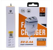 СЗУ LENYES LCH206-EU 2USB LIGTHNING 5V-2.4A WH
