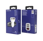 АЗУ BOROFONE BZ-11 LED 2*USB 2.1 White