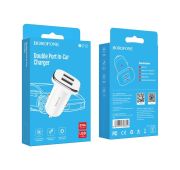 АЗУ BOROFONE BZ-12 2*USB 2.4 White