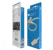 Кабель BOROFONE Lighting BX-26 1m Gold