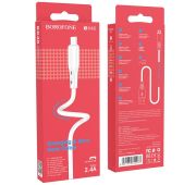 Кабель BOROFONE microUSB BX-48 1m White