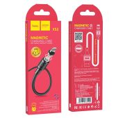 Кабель HOCO Lighting Magnetic X-52 1m Black