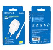 СЗУ BOROFONE BA-49A 1*USB+Micro 2.1A White