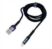 КАБЕЛЬ BYZ BC-025i AM-8pin (Lightning)  1.2 метра, 5A, нейлон, чёрный