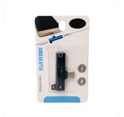 Адаптер CE TYPE-C -> 3.5jack+питание black